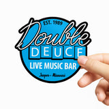 Double Deuce Live Music Bar Sticker