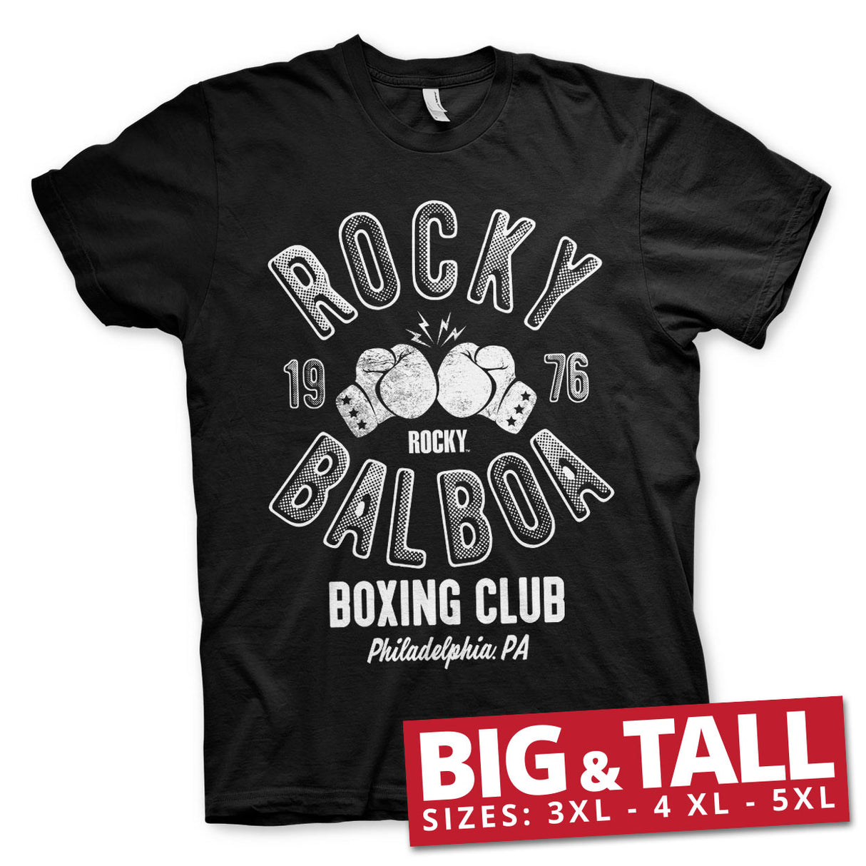 Rocky Balboa Boxing Club Big & Tall T-Shirt