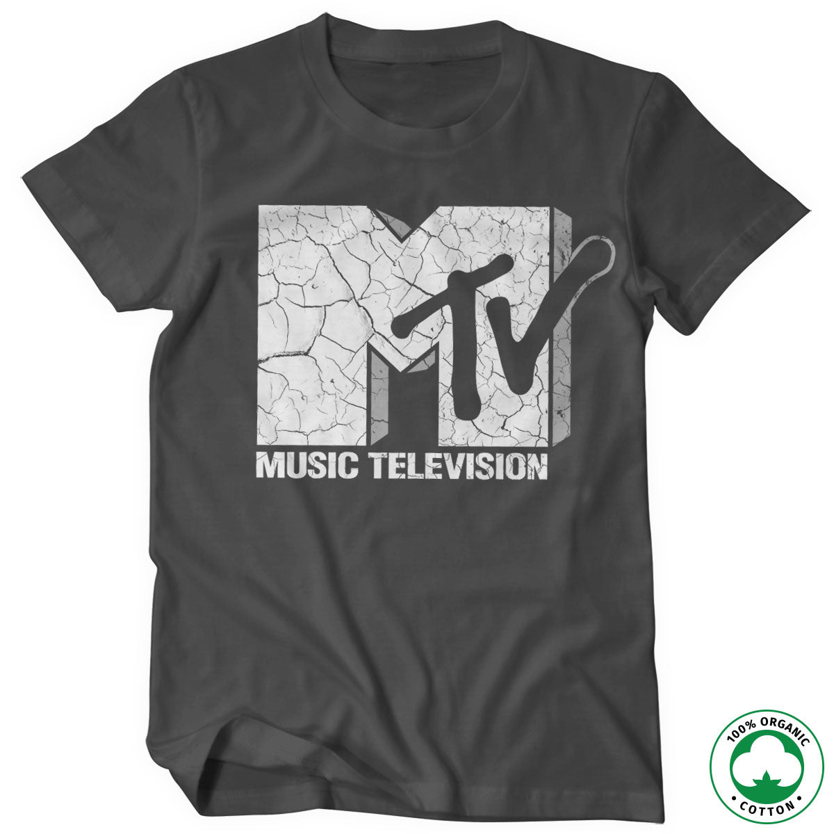 MTV Cracked Logo Organic T-Shirt