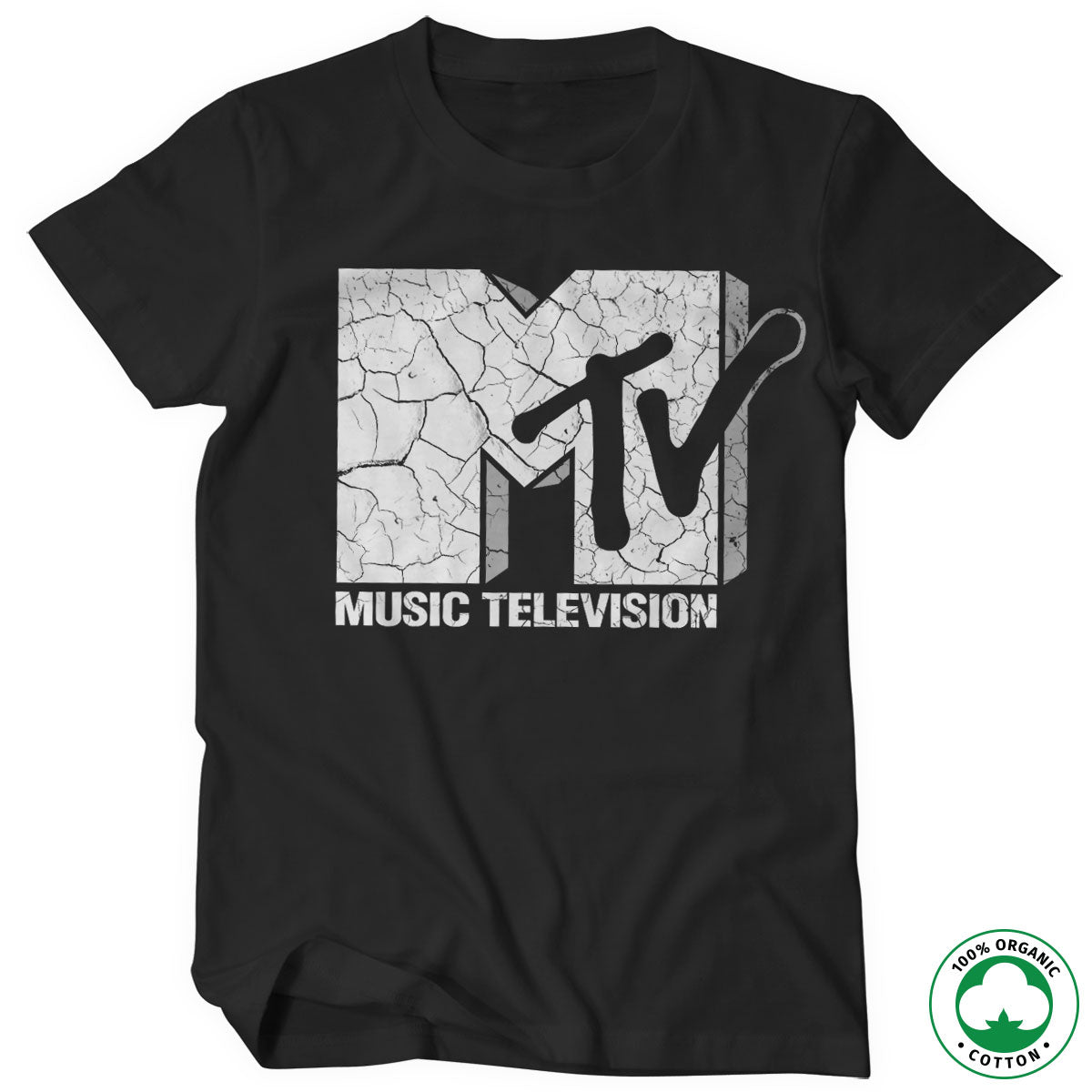 MTV Cracked Logo Organic T-Shirt