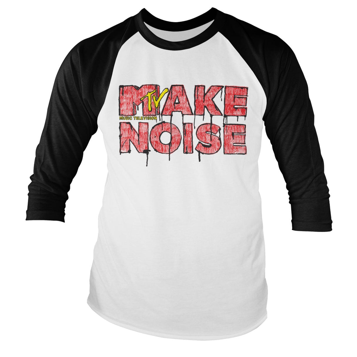 Make Noise - MTV Baseball Long Sleeve Tee