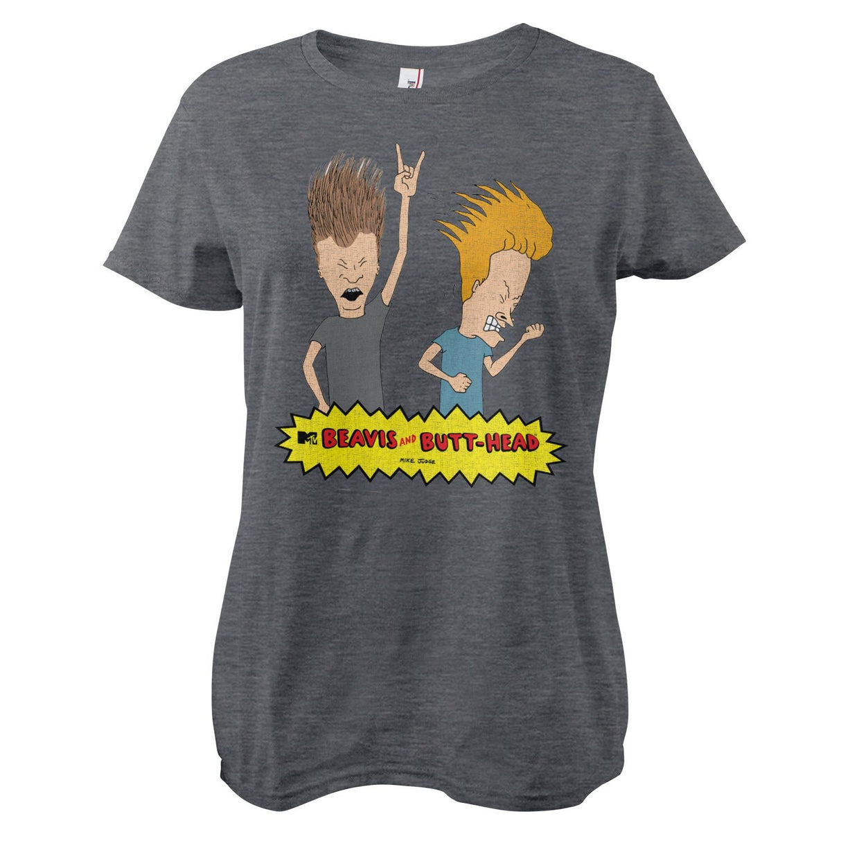 Beavis and Butt-Head Headbanging Girly Tee