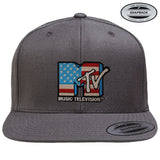 MTV American Flag Premium Snapback Cap