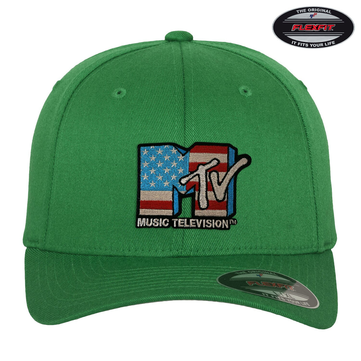 MTV American Flag Flexfit Cap