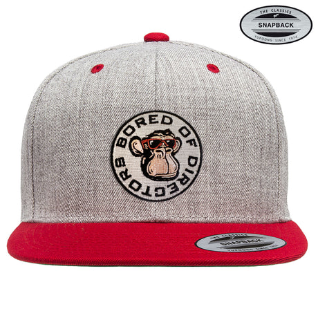 Bored Of Directors Circle Patch Premium Snapback Cap