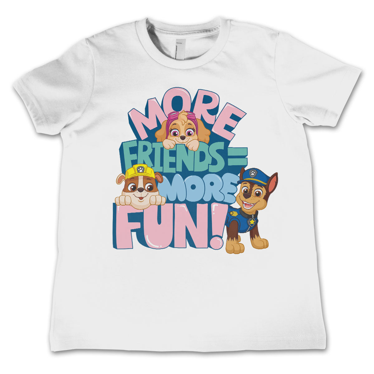 Paw Patrol - More Friends More Fun Kids Tee