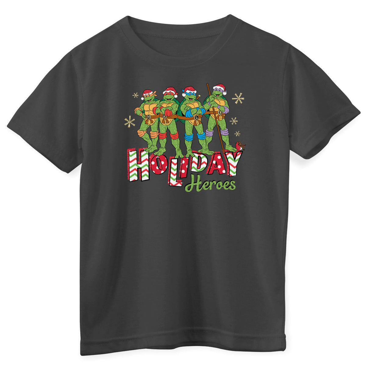 Turtles - Holiday Heroes Kids Tee