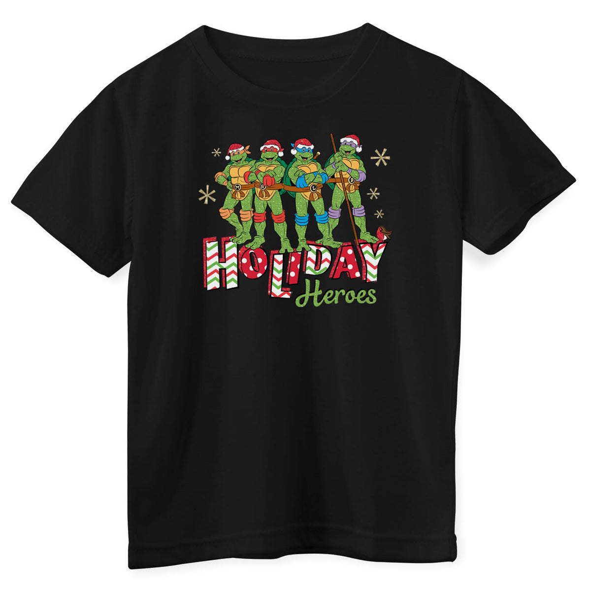 Turtles - Holiday Heroes Kids Tee