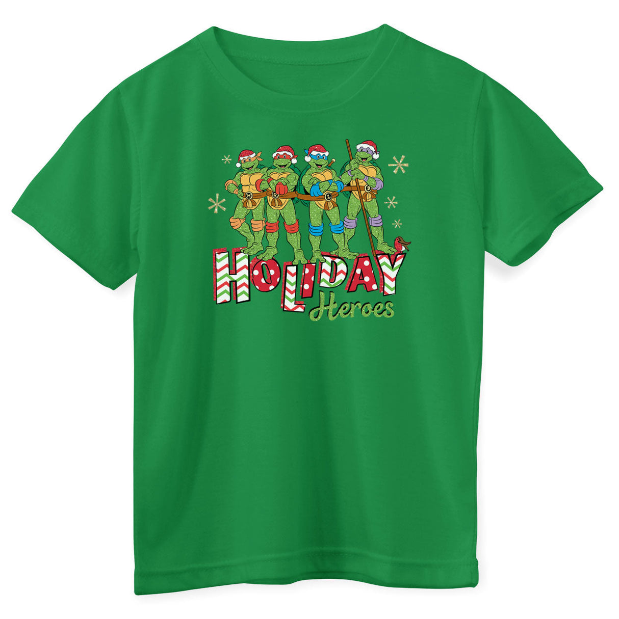 Turtles - Holiday Heroes Kids Tee
