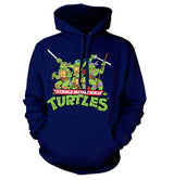 Turtles Distressed Group Hoodie