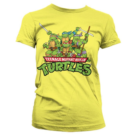 Turtles Distressed Group Girly T-shirt