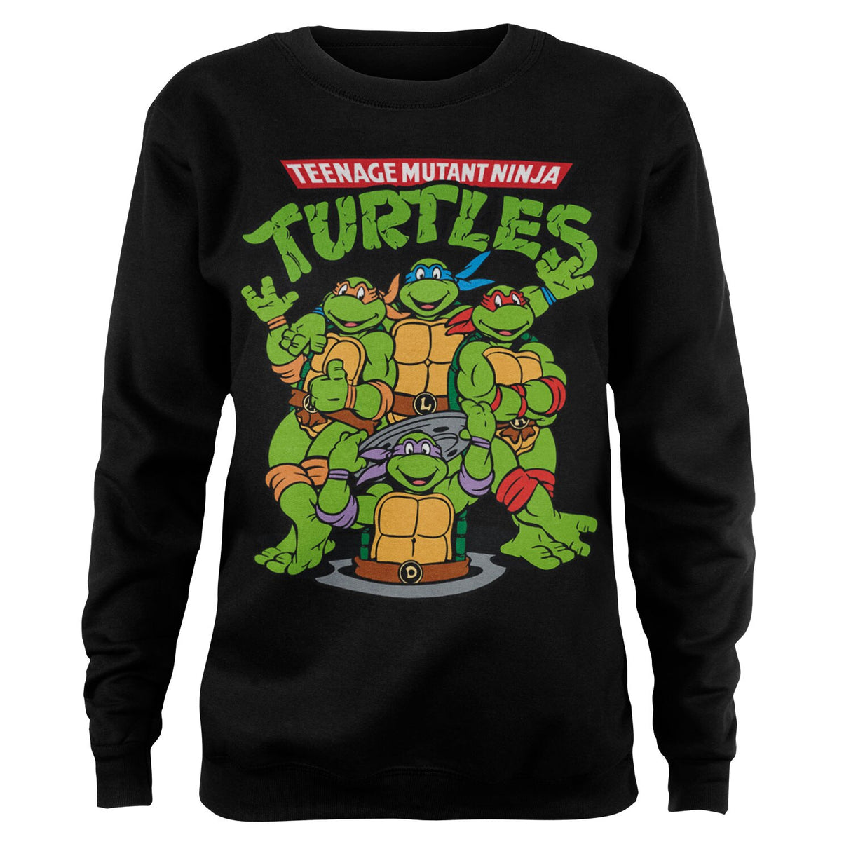 Teenage Mutant Ninja Turtles Group Girly Sweatshirt