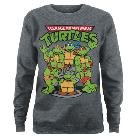 Teenage Mutant Ninja Turtles Group Girly Sweatshirt