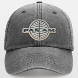 Pan-Am Retro Logo Patch Vintage Low Profile Cap