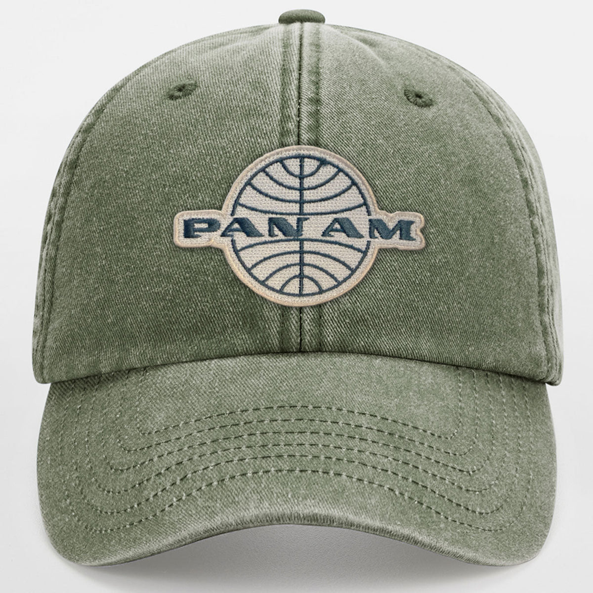 Pan-Am Retro Logo Patch Vintage Low Profile Cap