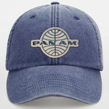 Pan-Am Retro Logo Patch Vintage Low Profile Cap