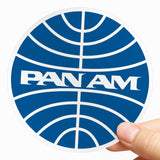 Pan-Am Globe Logo Sticker