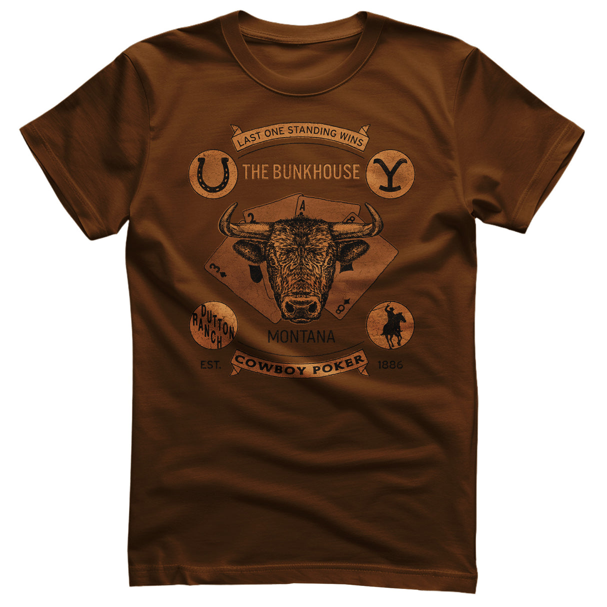 Yellowstone Bunkhouse Poker T-Shirt
