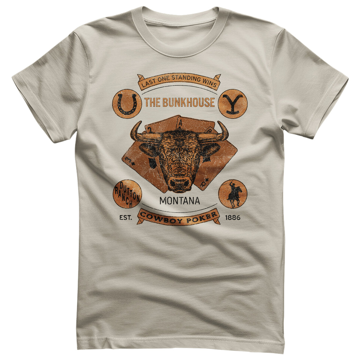 Yellowstone Bunkhouse Poker T-Shirt