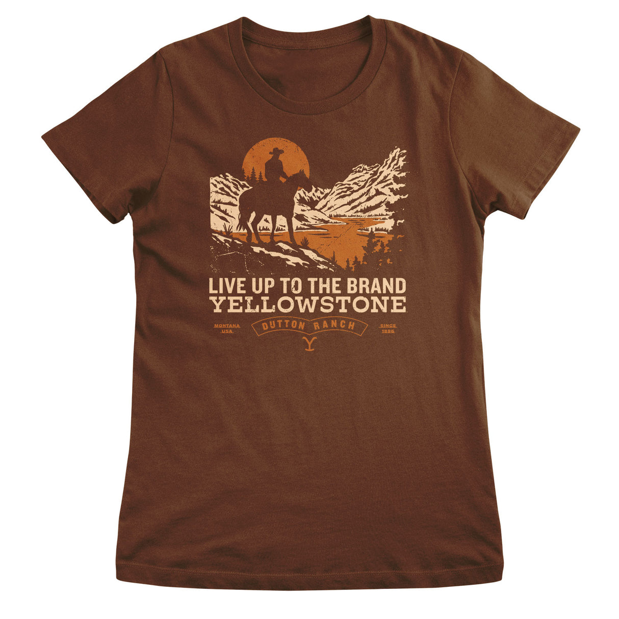 Yellowstone - Live Up To The Brand Girly Tee