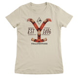 Yellowstone Native Pattern Logo Girly Tee