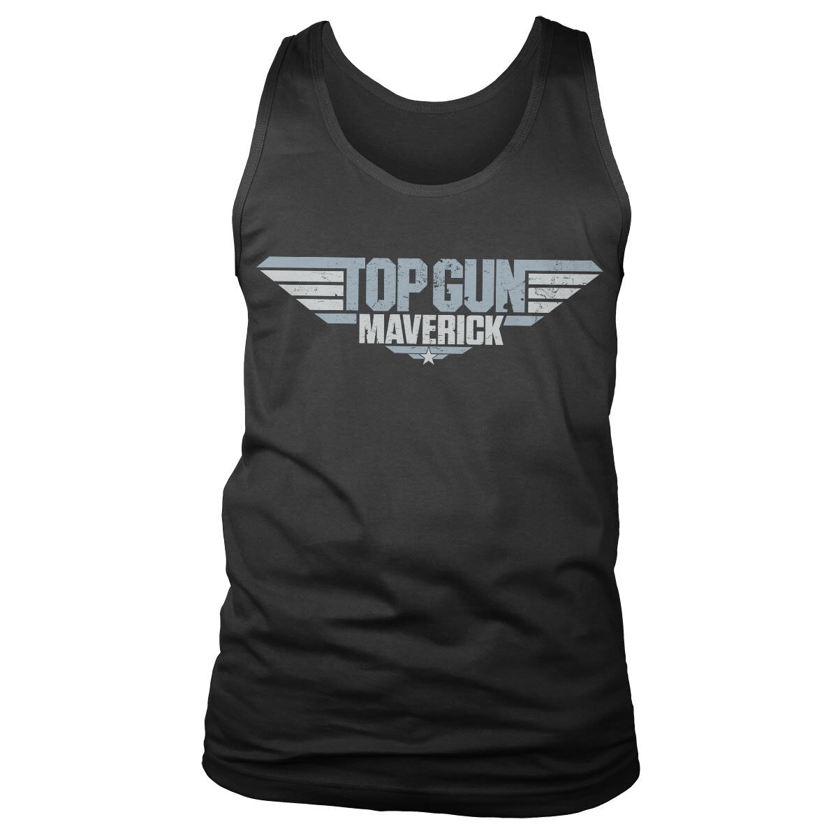 Top Gun Maverick Distressed Logo Tank Top