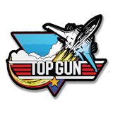 Top Gun Fire Patch Sticker