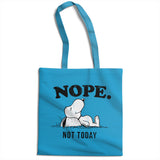 Peanuts - Nope. Not Today Tote Bag