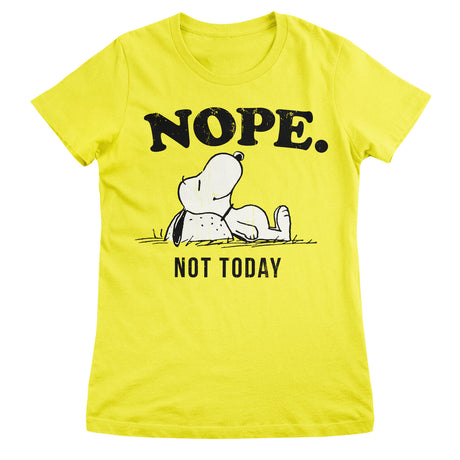 Nope. Not Today Girly Tee