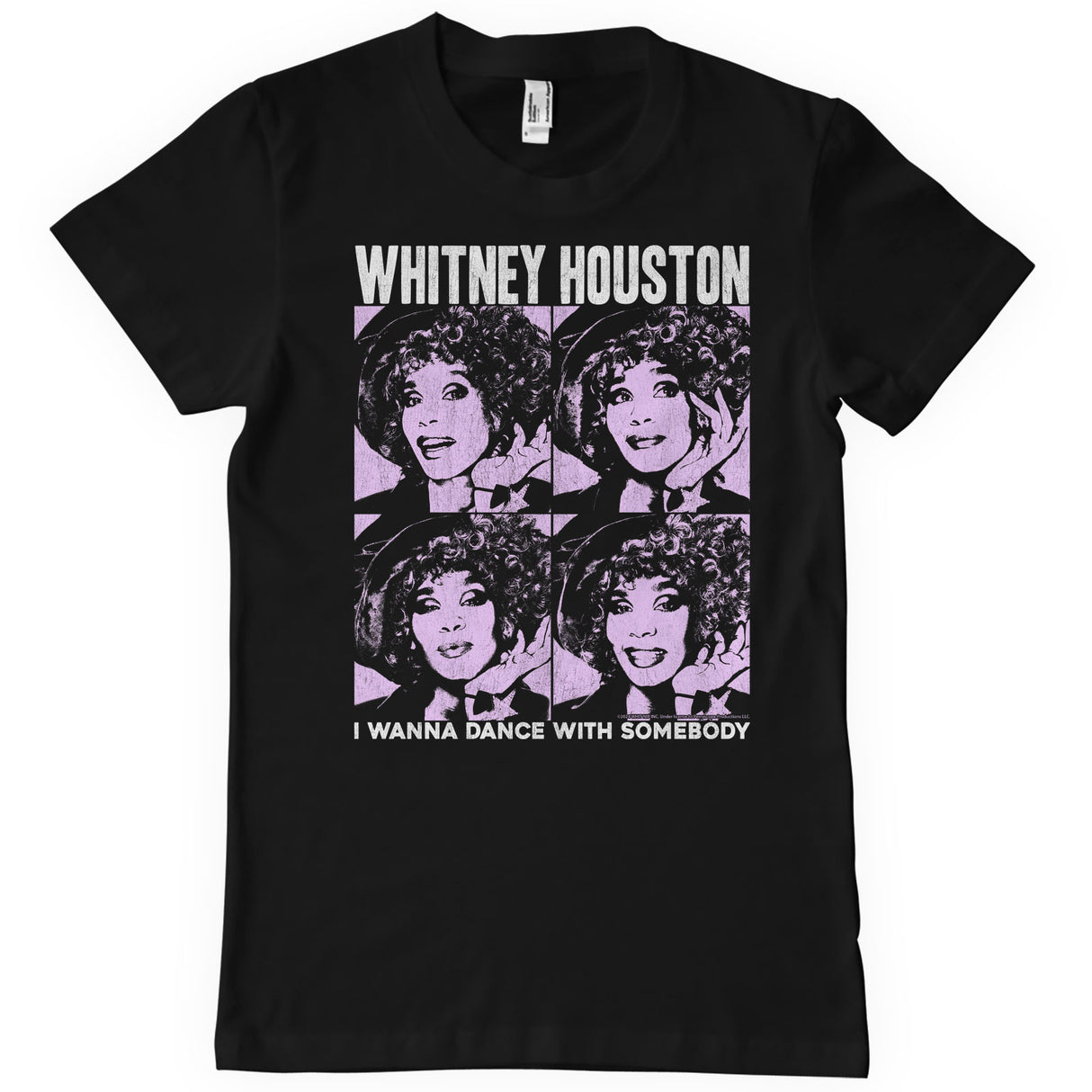 Whitney Houston Pop Art T-Shirt T-Shirt