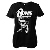 Bowie Smoking Portrait Girly Tee