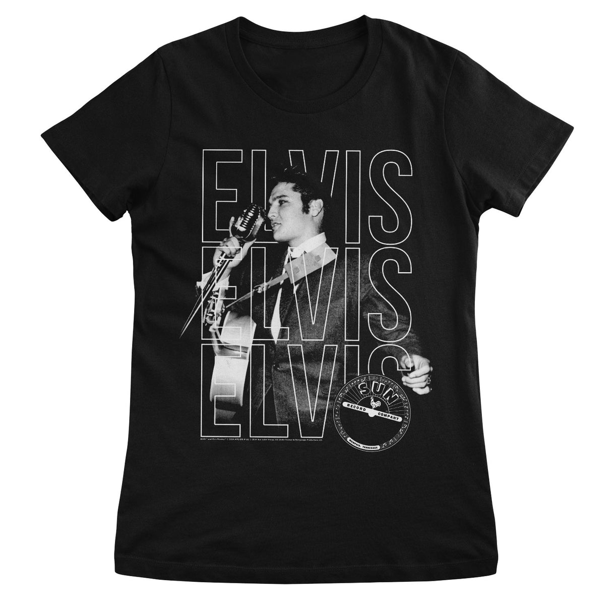 Elvis Elvis Elvis Girly Tee