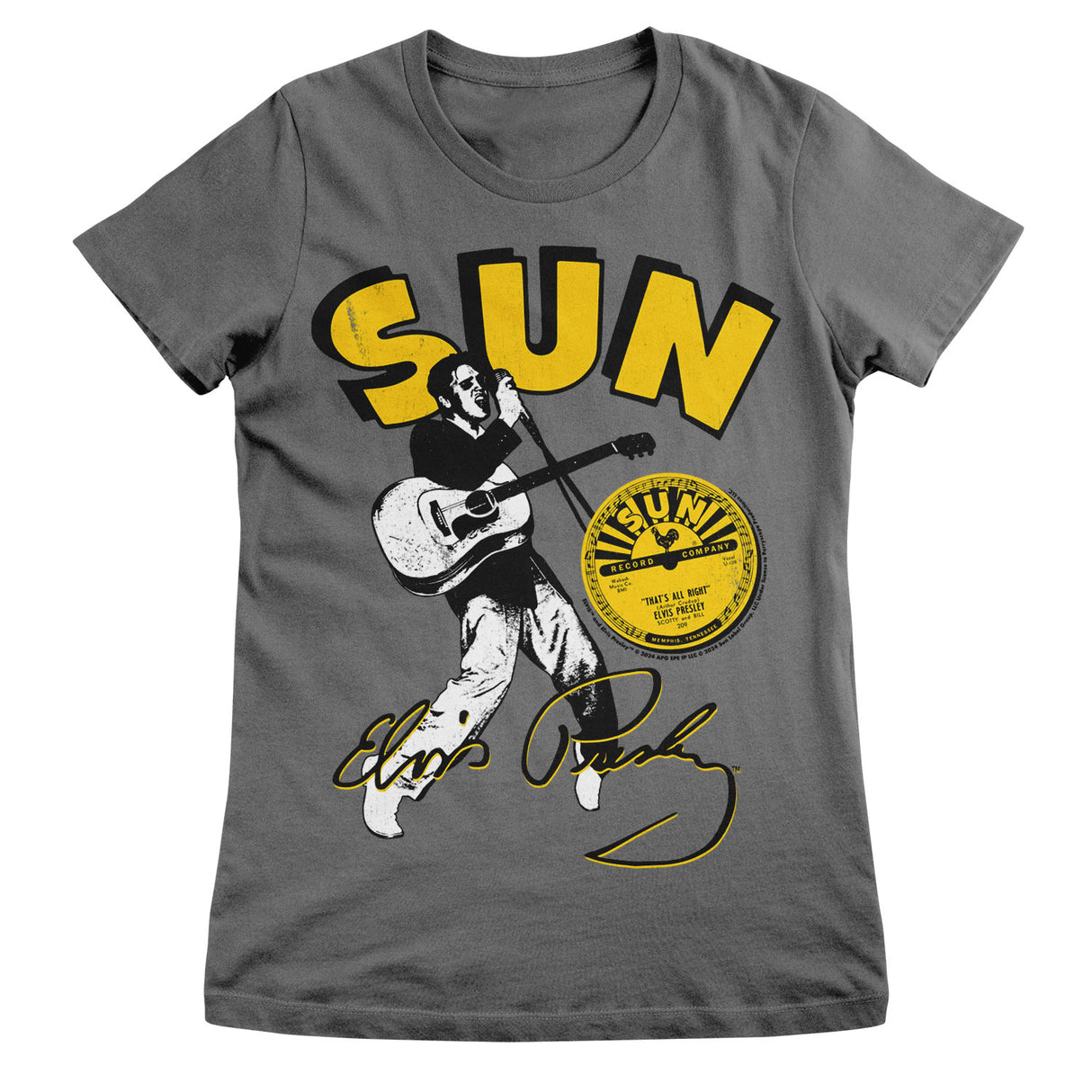 Elvis Presley - Sun Records Girly Tee