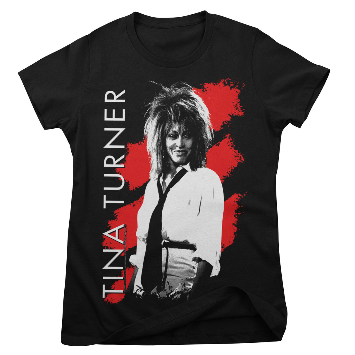 Tina Turner Tie Girly Tee