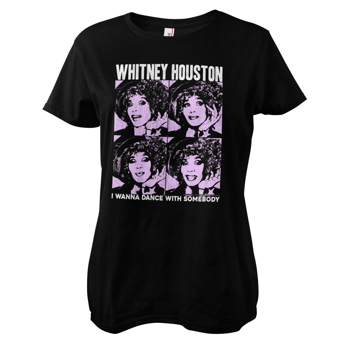 Whitney Houston Pop Art T-Shirt Girly Tee