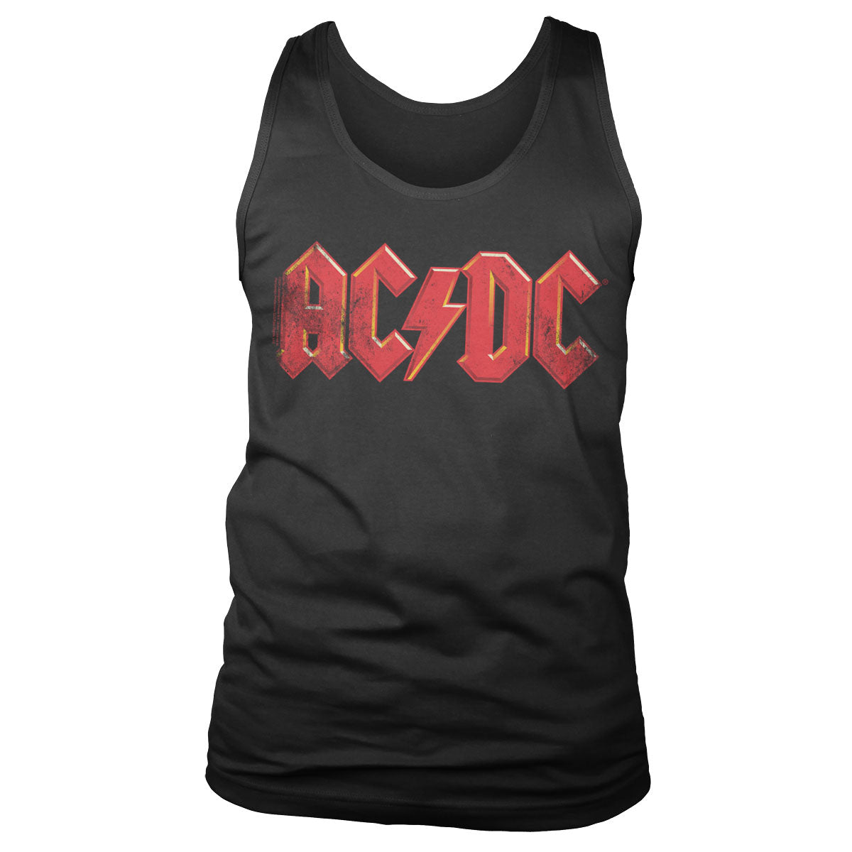 AC/DC Distressed Logo Tank Top