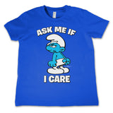 The Smurfs - Ask Me If I Care Kids Tee