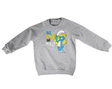 Blue, Blonde & Proud Kids Sweatshirt
