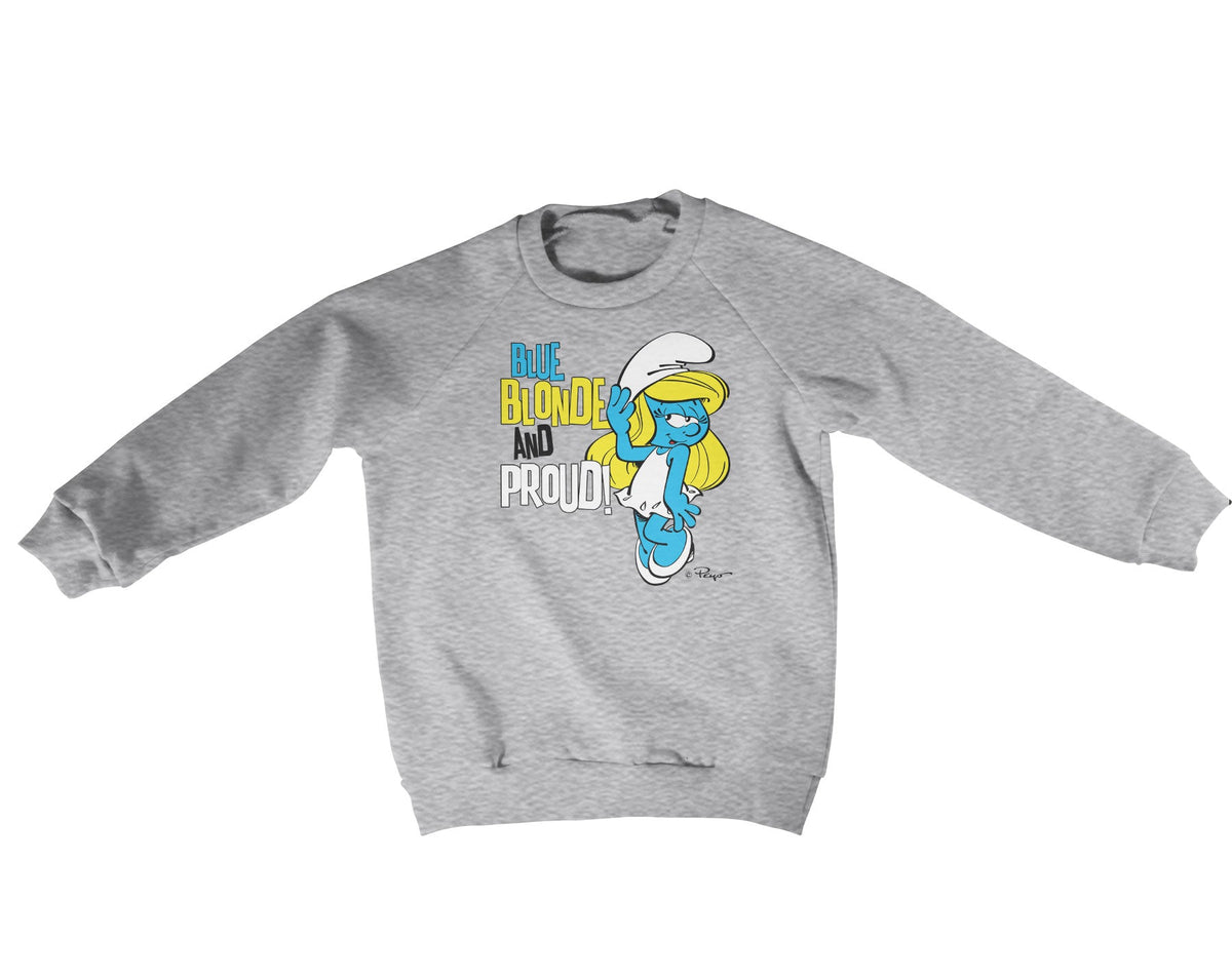Blue, Blonde & Proud Kids Sweatshirt