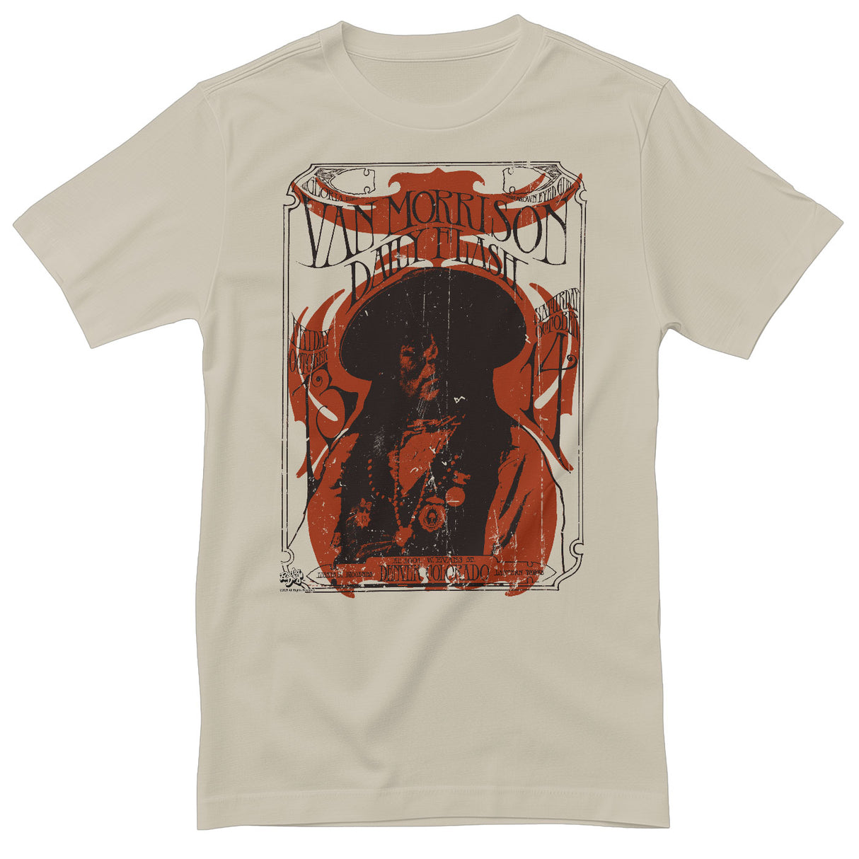 Van Morrison - Daily Flash Poster T-Shirt