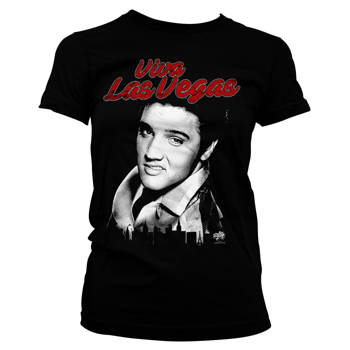 Elvis - Viva Las Vegas Girly Tee