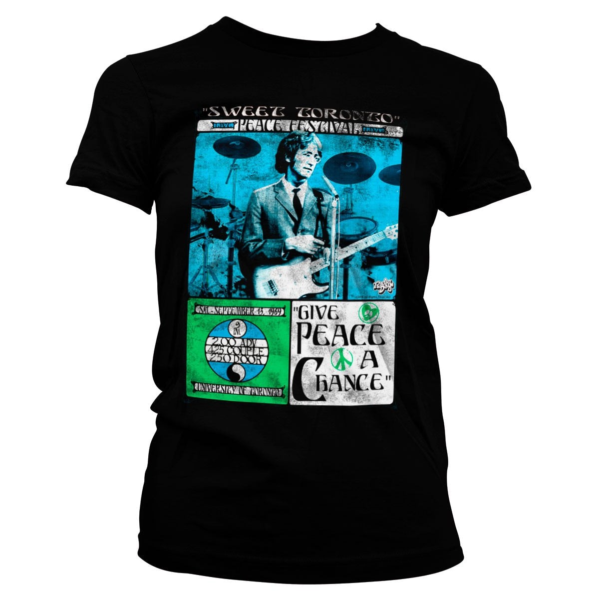 John Lennon - Toronto Peace Festival Girly Tee