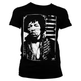 Jimi Hendrix Distressed Girly Tee