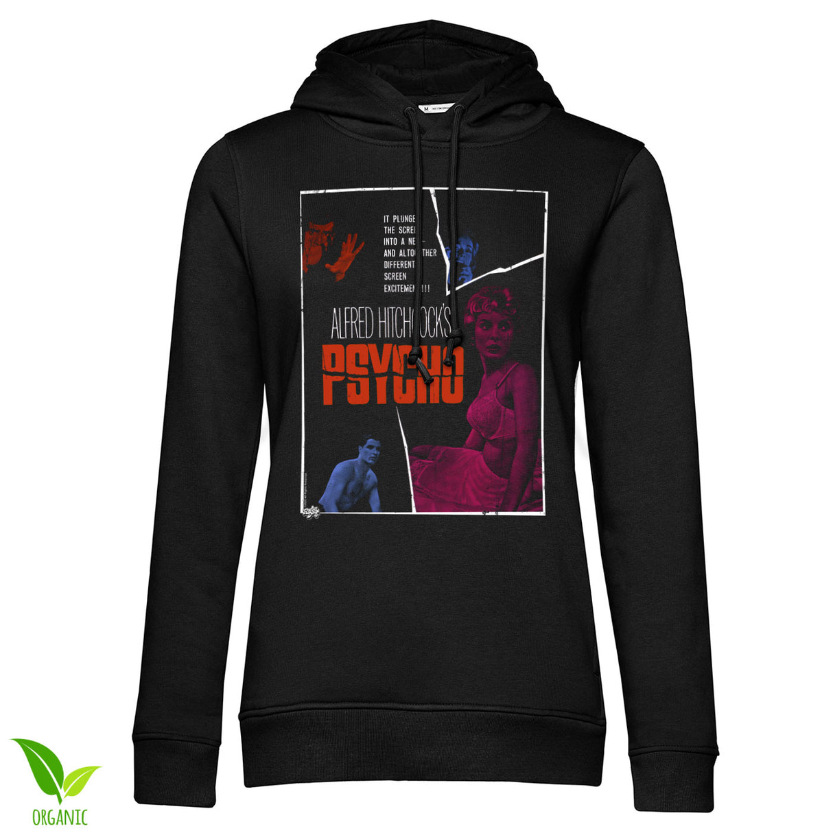 Alfred Hitchcock's PSYCHO Movie Poster Girly Hoodie