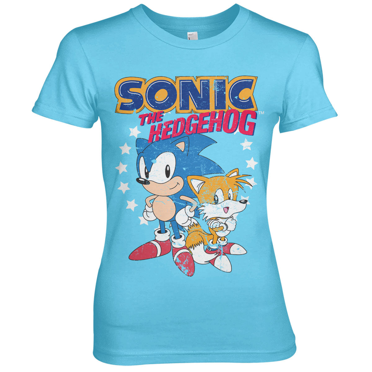 Sonic The Hedgehog - Sonic & Tails Girly Tee