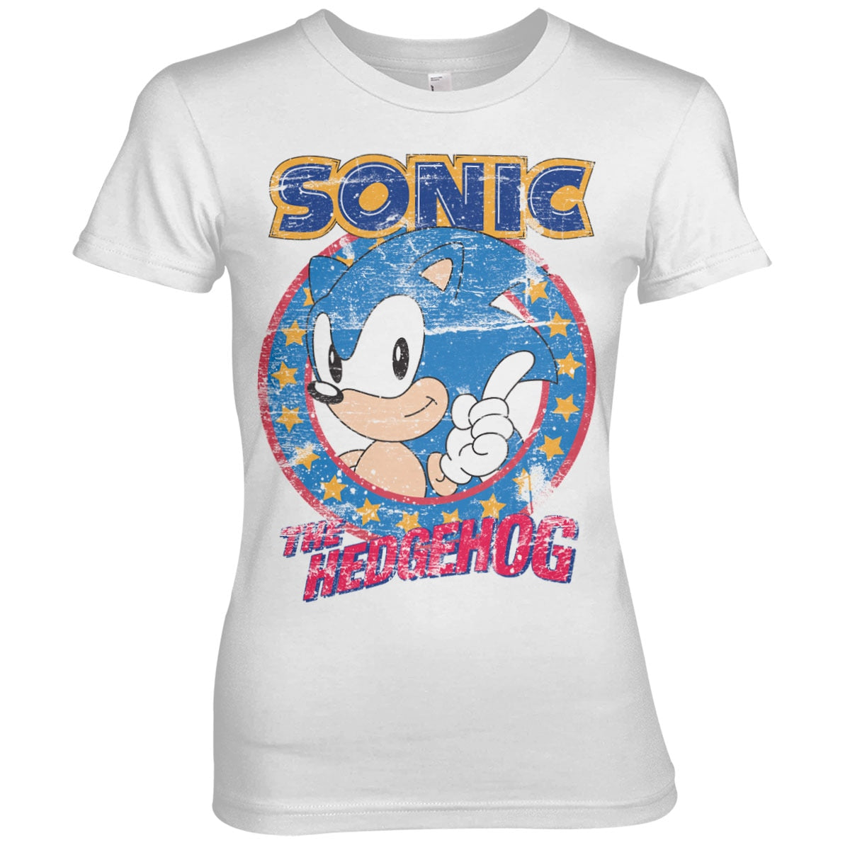 Sonic The Hedgehog Girly Tee