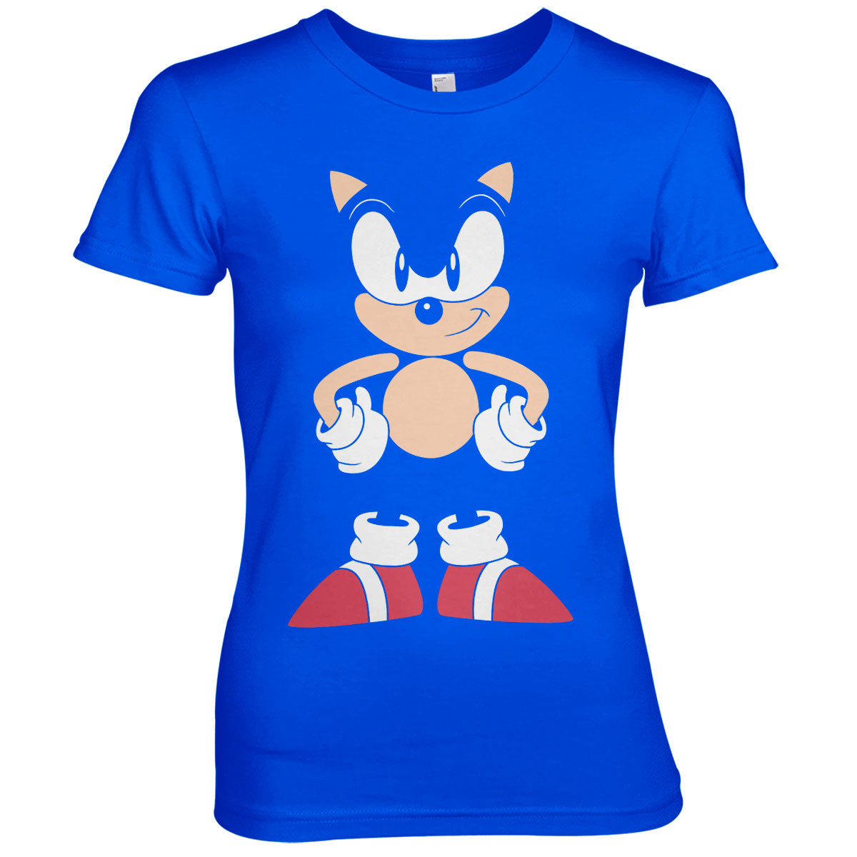 Sonic The Hedgehog - Front & Back Girly Tee