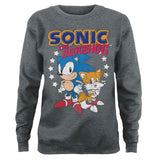 Sonic The Hedgehog - Sonic & Tails Girly Sweatshirt