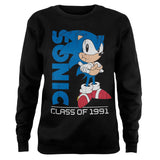 Sonic The Hedgehog - Class Of 1991 Girly Sweatshirt