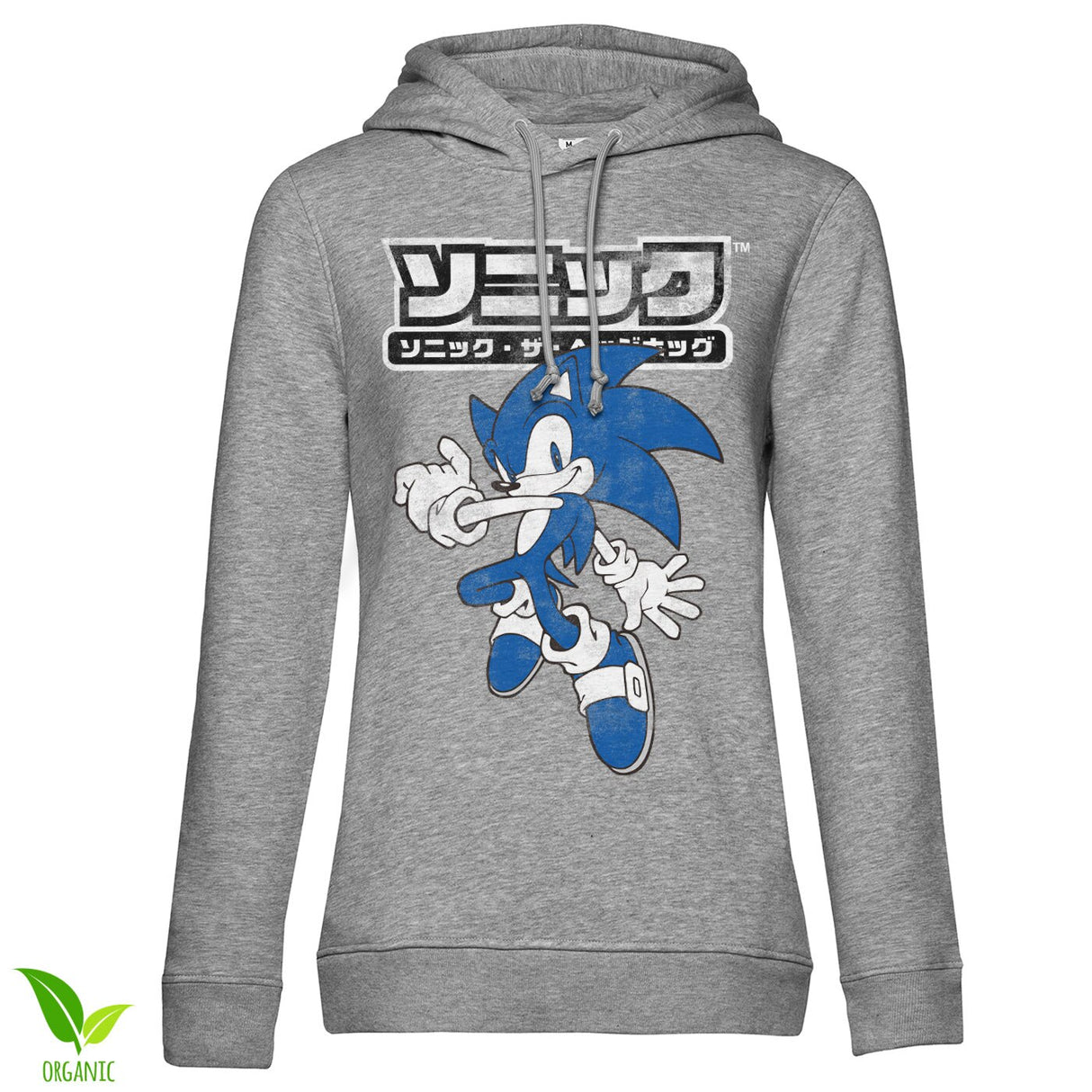 Sonic The Hedgehog Japanese Logo Girls Hoodie